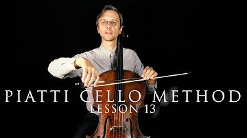 A.Piatti Cello Method Lesson 13 | Right Wrist Exercises