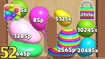 Blob Merge 3d - All Max Unlock 256Sp - Gameplay Walkthrough Part 52 (Android, iOS) 2048 Mobile Game