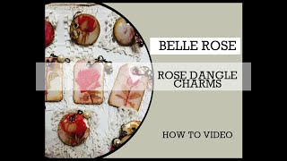 *BELLE ROSE Rose Dangles made from Amazon packaging