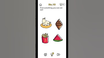 Brain Out Level 10 | Find something you can not eat