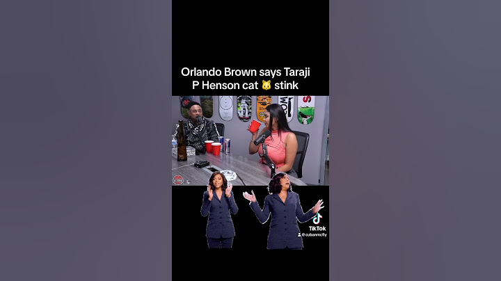 Orlando Brown on the smell of Taraji P Henson‘s cat 🐱#orlandobrown #tarajiphenson #youtubeshorts
