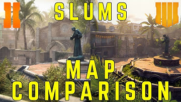 Slums remastered map comparison // Black Ops 2 & Black Ops 4
