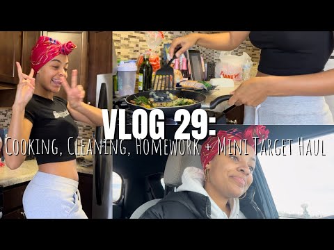 super chill VLOG 29: cooking, cleaning + mini target haul