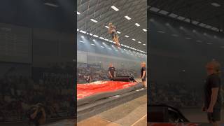 4.5 twists in slow!😍#gymnast #gymnastics #flips #flip #salto #trampoline #minitrampoline #minitramp