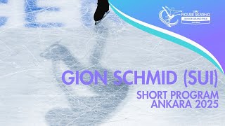 Gion SCHMID (SUI) | Junior Men Short Program | Ankara 2025