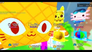 I hatched the new HUGE PINEAPPLE CAT in pet simulator x!