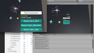 Unity Legacy RPC: Spawn items over network with particles (Part 4.6.2.)