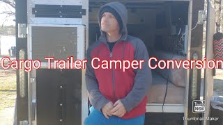 5×8 Cargo Trailer Camper Conversion Tour/ Journey Of Recovery