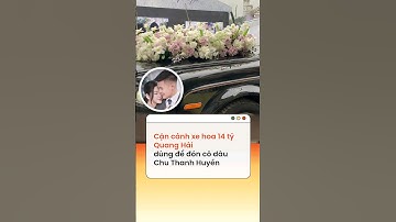 Cận cảnh xe hoa 14 tỷ Quang Hải dùng để đón cô dâu Chu Thanh Huyền