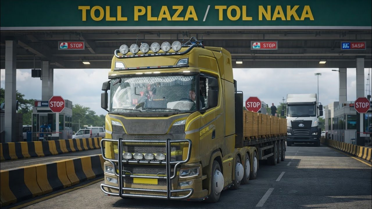 Trucks of Europe 3| Realistic Game| Toll Plaza| Android Gameplay 