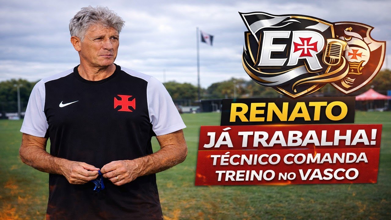 NOVA ERA! VASCO JÁ TEM NOVO TÉCNICO, QUE COMEÇA TRABALHO NO CT COM ELENCO NESTA QUARTA-FEIRA