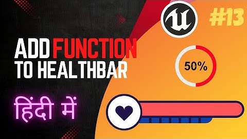 [GTA 6] Unreal Engine 5 Tutorial: Add Functionality to Health Bar [Hindi]
