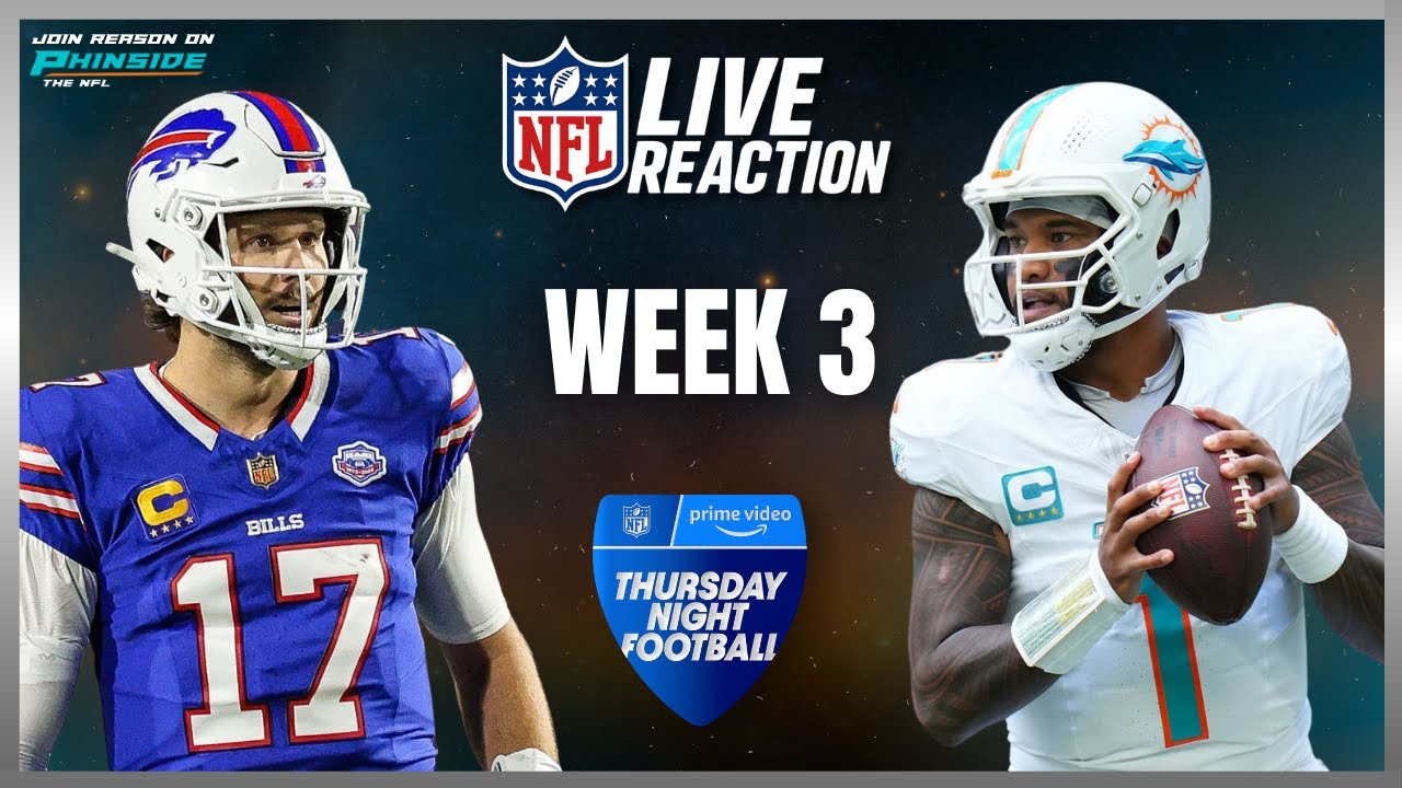 NFL LIVE STREAM | MIAMI DOLPHINS VS BUFFALO BILLS | PLAY BY PLAY, LIVE REACTION & HIGHLIGHTS | PRIME