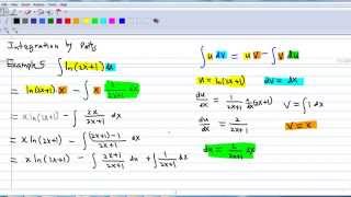 Integration by Parts Example 5