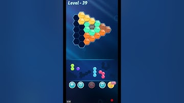 BLOCK HEXA PUZZLE LEVEL 39 ANSWERS REGULAR B LEVEL PACK