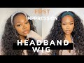 A Workout Wig?? My HONEST Opinion on headband wigs! ft Yolissa Hair