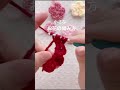 【かぎ針編み】お花の編み方 アレンジいろいろ #shorts