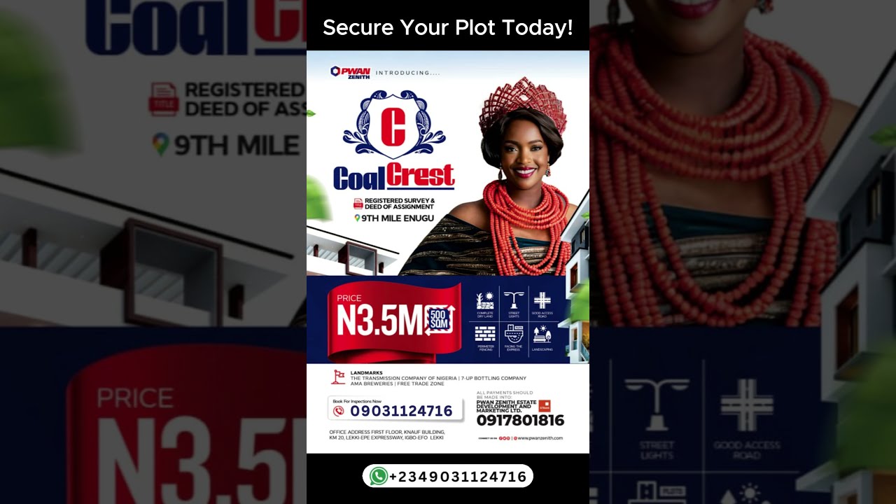 Affordable Land for Sale in 9th Mile Enugu | N3.5M with Full Documentation