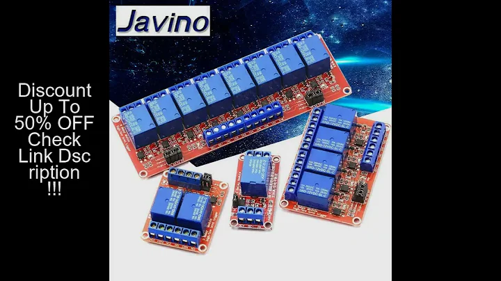 DC 5V 12V 24V 1 2 4 6 8 Channel Relay Module Board Shield with Optocoupler / High and Low Level Trig