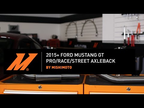 2015-2017 Ford Mustang GT Pro/Race/Street Axleback Exhaust Installation Guide by Mishimoto