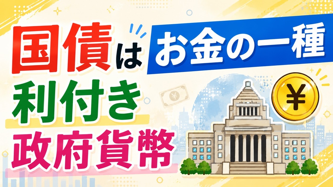 （５）国債はお金！返済不要な利付き政府貨幣