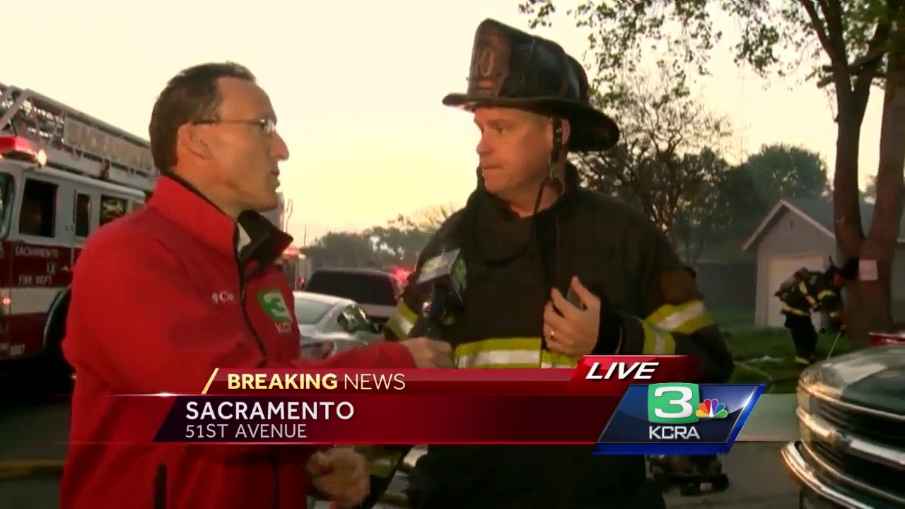 Family of 5, dog escape house fire in Sacramento - YouTube