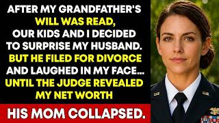 My Husband Filed for Divorce and Laughed—Until the Judge Revealed My $28 7M Inheritance