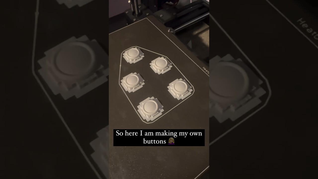 Making my own buttons! #buttons  #diy #diycosplay #3dprinting #painting #anime #frieren #crafts