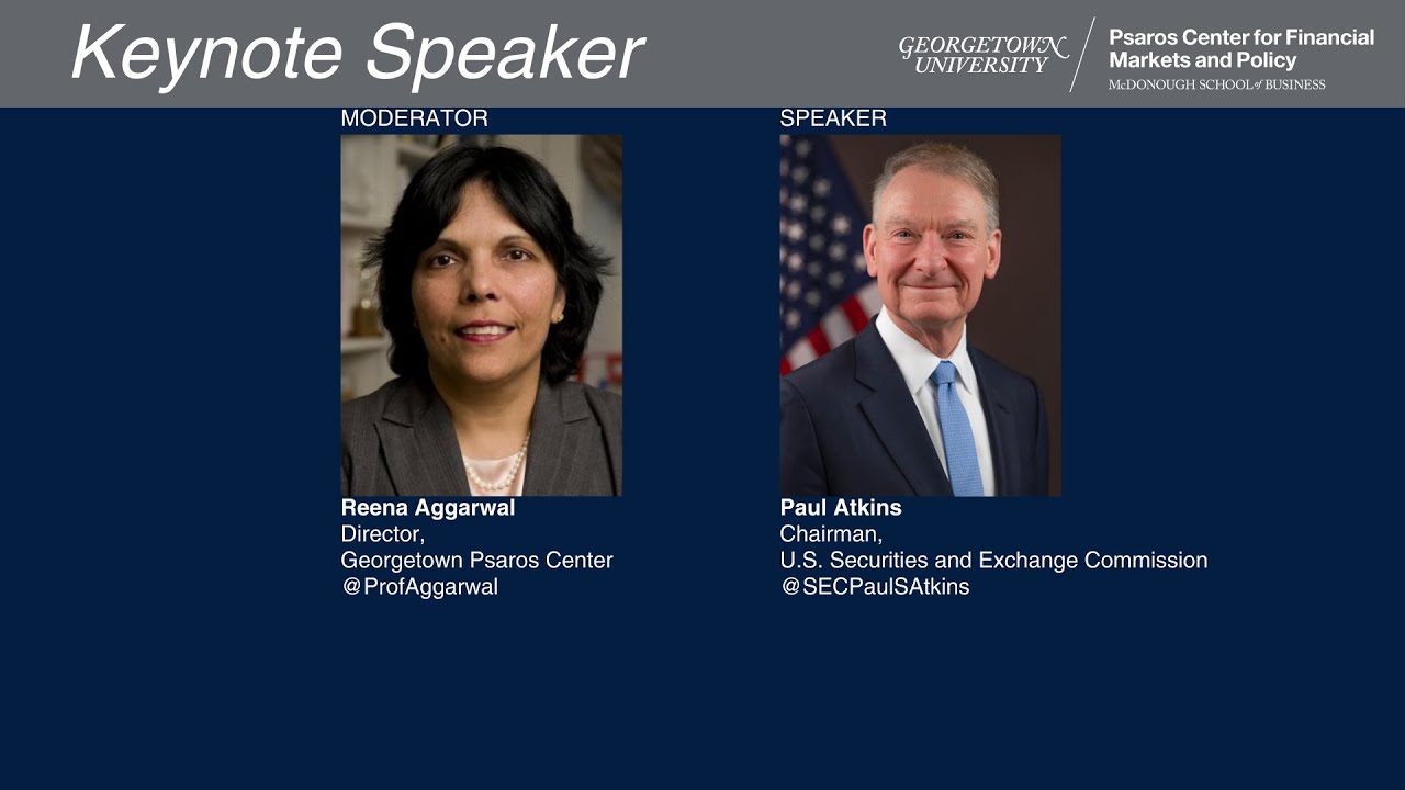 FMQ 2025: A Conversation with Paul Atkins, Chairman, U.S. Securities and  Exchange Commission