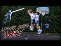 HE GOT DUNKED ON! King of the Court | Loser gets shot with PAINTBALLS