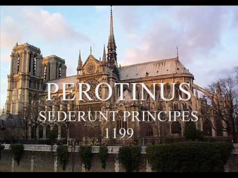 Perotinus/Sederu...  principes + Notre Dame de Paris