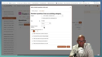Moodle Question bank and Categories