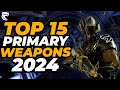 Warframe top 15 primary weapons 2024