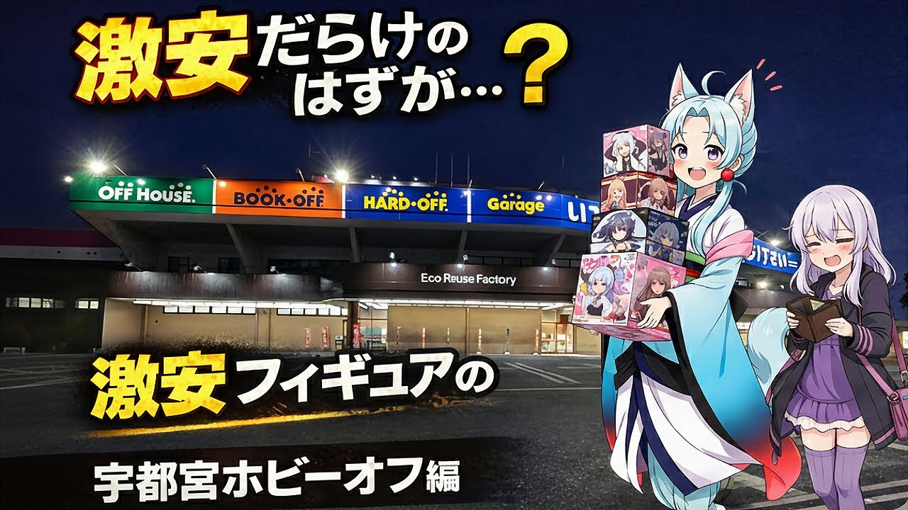 宇都宮のホビーオフが激安天国だった！フィギュアの価格設定バグってない？