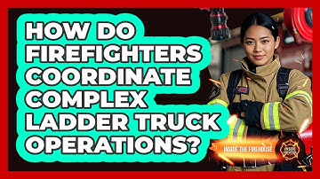 How Do Firefighters Coordinate Complex Ladder Truck Operations? - Inside the Firehouse