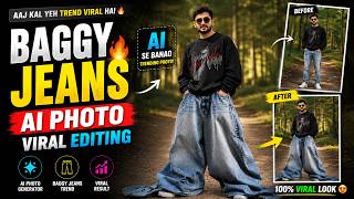Instagram Viral Baggy Jeans AI Photo Editing Prompt | ChatGPT Big T-Shirt Trend 2026 screenshot 4