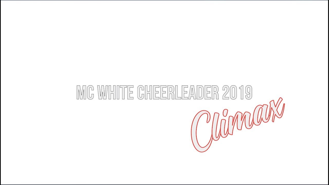 หลีดไคลแม็กซ์มงฟอร์ต 2562 - สีขาว [ MC Climax White Cheerleader 2019 ]