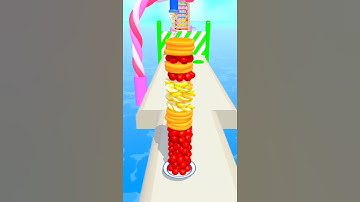 Pancake Run🥪🍌 Mobile gameplay walkthrough 🍇(Android iOS games) (All level)89 #shorts #Pancake