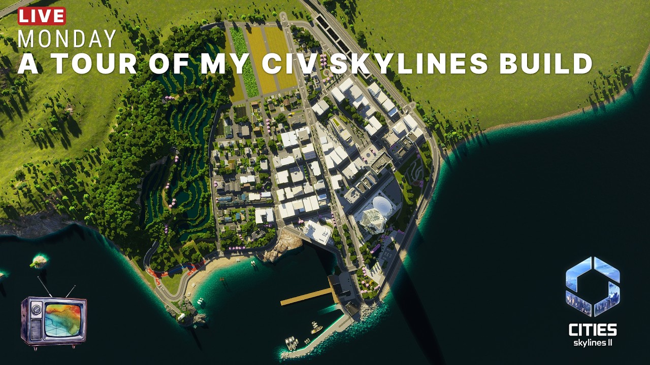 🏙️ Taking a Tour of the Civ Skylines Build. Then, we'll see what else we can get up to.