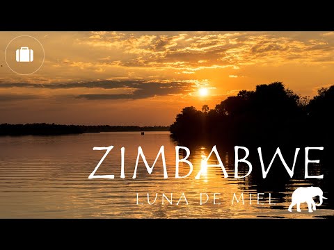 La puesta de sol de Africa en el río Zambezi - Viaje a Zimbabue #1