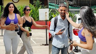 Neha Bhasin Being Spotted At A Gym In Bandra Ms Shorts