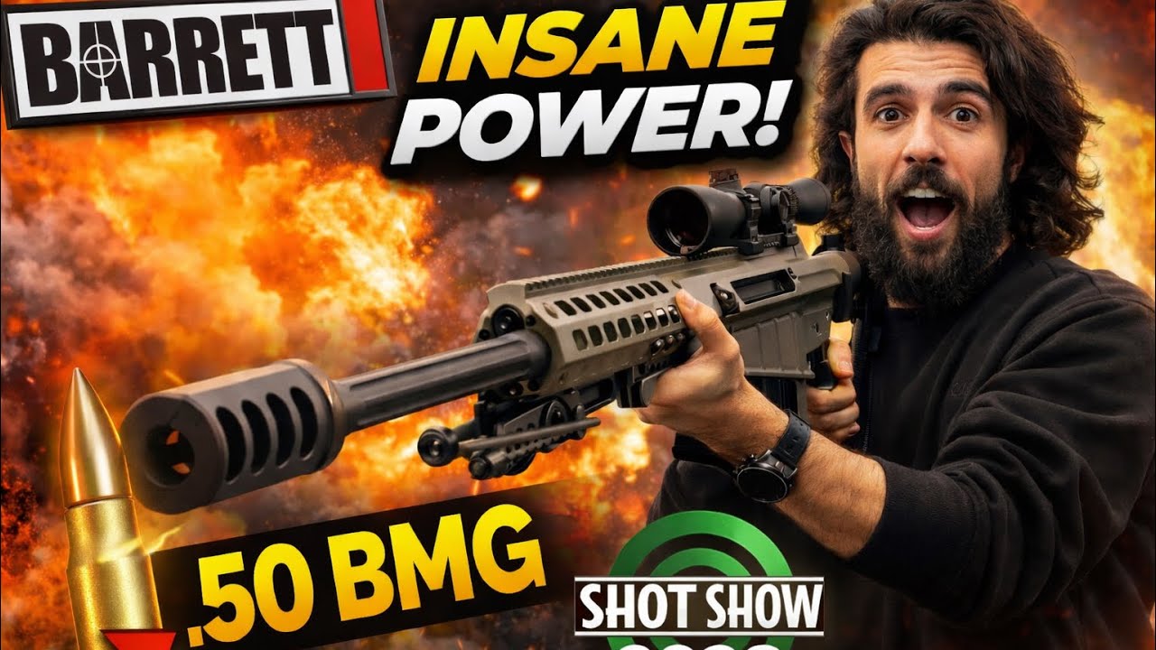 Barret 50 BMG Rifles at Shotshow 2026 | Las Vegas | Shahzad Haider Khan 