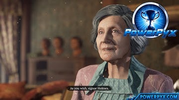 Sherlock Holmes Chapter One - The Master of Diguise Walkthrough (Mamma Mia! Trophy Guide)