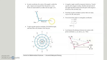 [part 1] 7.3 Polar coordinates
