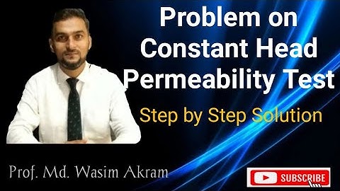 Discover the Secret to Solving Constant Head Permeability Test #permeability of soil formula