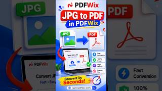 Convert JPG to PDF Fast ⚡ #shorts #trending #explore #viral #boost #pdfwix #jpgtopdf #tech
