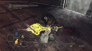 Dark Souls 2 Giant Warrior Club vs Lost Sinner