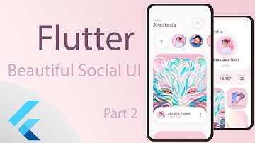 Flutter - Beautiful Social App UI - Speed Coding - Part 2