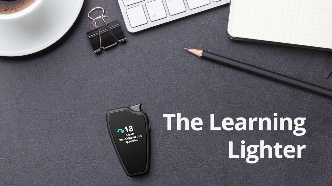 Slighter, a smart lighter to coach you to quit smoking