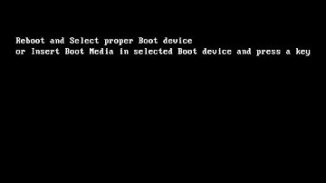 컴퓨터 reboot and select proper boot device 오류 해결하는 방법